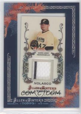 2011 Topps Allen & Ginter's - Framed Mini Relics #AGR-RN - Ricky Nolasco