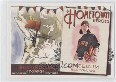 2011 Topps Allen & Ginter's - Hometown Heroes #HH39 - Tim Lincecum