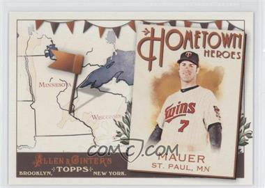 2011 Topps Allen & Ginter's - Hometown Heroes #HH54 - Joe Mauer