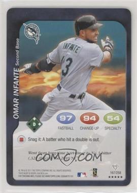 2011 Topps Attax - [Base] #167 - Omar Infante