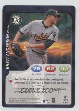 2011 Topps Attax - [Base] #29 - Brett Anderson