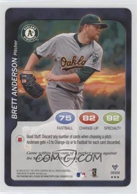 2011 Topps Attax - [Base] #29 - Brett Anderson