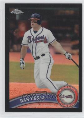 2011 Topps Chrome - [Base] - Black Refractor #26 - Dan Uggla /100