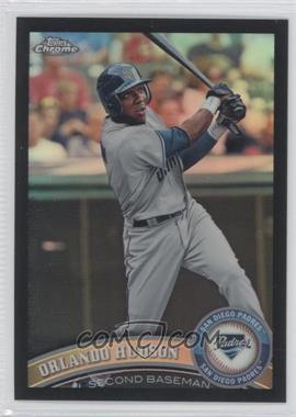 2011 Topps Chrome - [Base] - Black Refractor #27 - Orlando Hudson /100