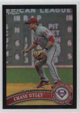 2011 Topps Chrome - [Base] - Black Refractor #35 - Chase Utley /100