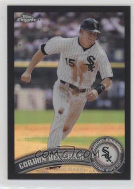 2011 Topps Chrome - [Base] - Black Refractor #51 - Gordon Beckham /100