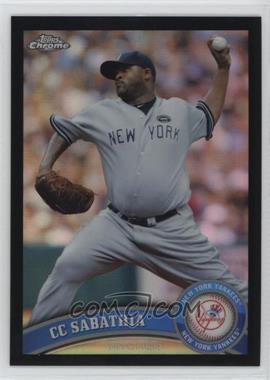 2011 Topps Chrome - [Base] - Black Refractor #52 - CC Sabathia /100