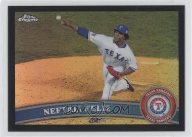 2011 Topps Chrome - [Base] - Black Refractor #66 - Neftali Feliz /100