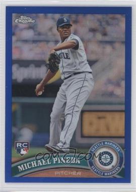 2011 Topps Chrome - [Base] - Blue Refractor #174 - Michael Pineda /99