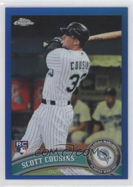 2011 Topps Chrome - [Base] - Blue Refractor #187 - Scott Cousins /99