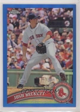 2011 Topps Chrome - [Base] - Blue Refractor #34 - Josh Beckett /99