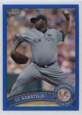 2011 Topps Chrome - [Base] - Blue Refractor #52 - CC Sabathia /99