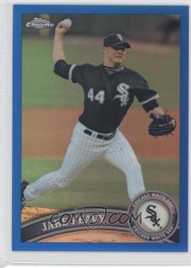 2011 Topps Chrome - [Base] - Blue Refractor #92 - Jake Peavy /99