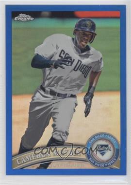 2011 Topps Chrome - [Base] - Blue Refractor #95 - Cameron Maybin /99