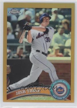 2011 Topps Chrome - [Base] - Gold Refractor #152 - Josh Thole /50