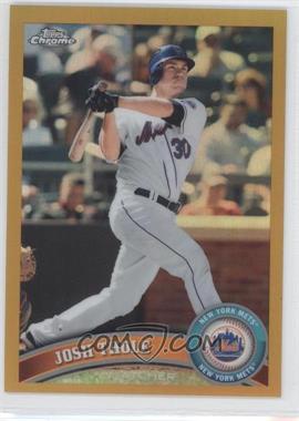 2011 Topps Chrome - [Base] - Gold Refractor #152 - Josh Thole /50