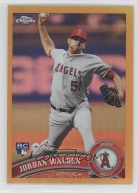 2011 Topps Chrome - [Base] - Gold Refractor #183 - Jordan Walden /50