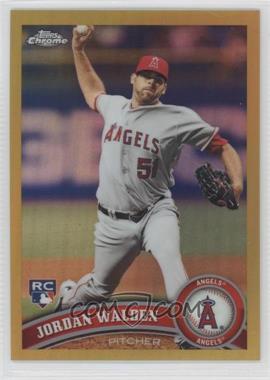 2011 Topps Chrome - [Base] - Gold Refractor #183 - Jordan Walden /50