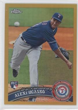 2011 Topps Chrome - [Base] - Gold Refractor #188 - Alexi Ogando /50