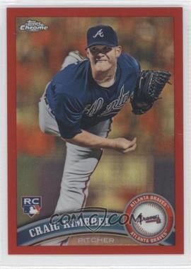 2011 Topps Chrome - [Base] - Red Refractor #195 - Craig Kimbrel /25