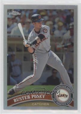 2011 Topps Chrome - [Base] - Refractor #1 - Buster Posey