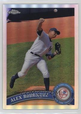 2011 Topps Chrome - [Base] - Refractor #100 - Alex Rodriguez