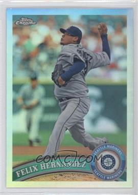 2011 Topps Chrome - [Base] - Refractor #105 - Felix Hernandez