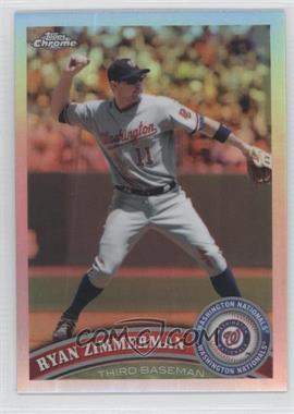 2011 Topps Chrome - [Base] - Refractor #11 - Ryan Zimmerman