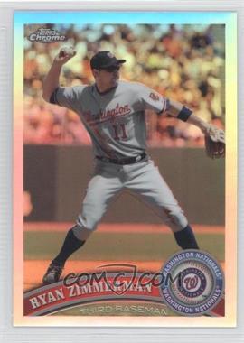 2011 Topps Chrome - [Base] - Refractor #11 - Ryan Zimmerman