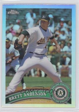 2011 Topps Chrome - [Base] - Refractor #143 - Brett Anderson