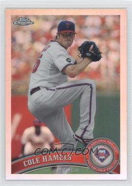 2011 Topps Chrome - [Base] - Refractor #156 - Cole Hamels