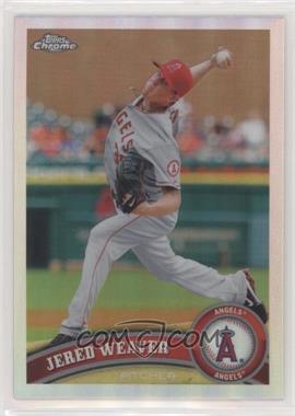 2011 Topps Chrome - [Base] - Refractor #164 - Jered Weaver