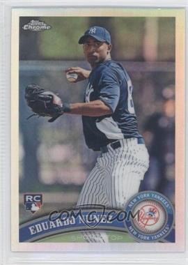 2011 Topps Chrome - [Base] - Refractor #198 - Eduardo Nunez