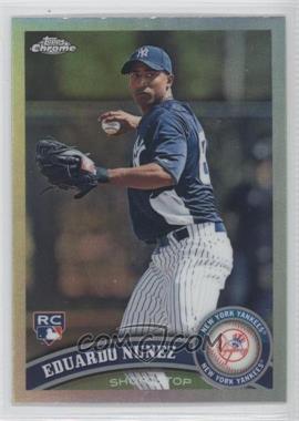 2011 Topps Chrome - [Base] - Refractor #198 - Eduardo Nunez