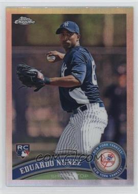 2011 Topps Chrome - [Base] - Refractor #198 - Eduardo Nunez