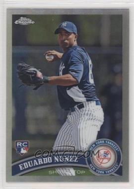 2011 Topps Chrome - [Base] - Refractor #198 - Eduardo Nunez