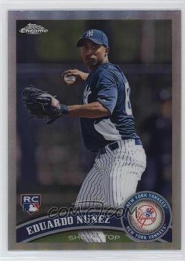 2011 Topps Chrome - [Base] - Refractor #198 - Eduardo Nunez