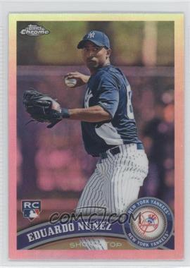 2011 Topps Chrome - [Base] - Refractor #198 - Eduardo Nunez