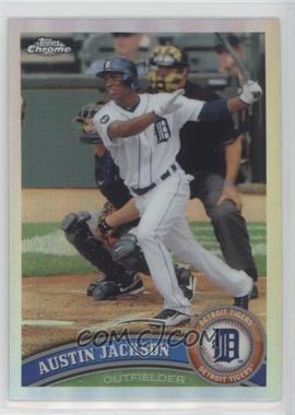 2011 Topps Chrome - [Base] - Refractor #28 - Austin Jackson