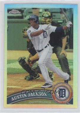 2011 Topps Chrome - [Base] - Refractor #28 - Austin Jackson