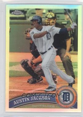 2011 Topps Chrome - [Base] - Refractor #28 - Austin Jackson