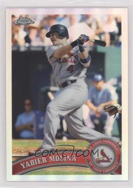 2011 Topps Chrome - [Base] - Refractor #32 - Yadier Molina [EX to NM]