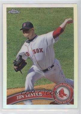 2011 Topps Chrome - [Base] - Refractor #55 - Jon Lester