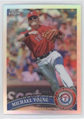 2011 Topps Chrome - [Base] - Refractor #69 - Michael Young