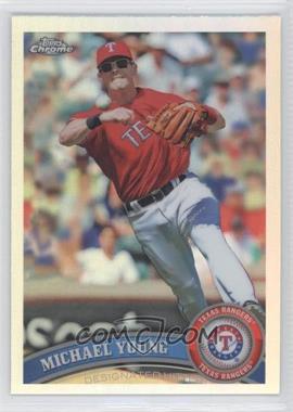 2011 Topps Chrome - [Base] - Refractor #69 - Michael Young