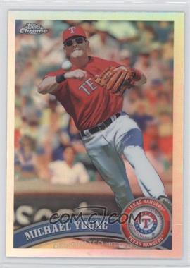 2011 Topps Chrome - [Base] - Refractor #69 - Michael Young