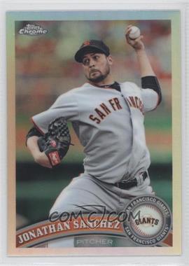 2011 Topps Chrome - [Base] - Refractor #79 - Jonathan Sanchez