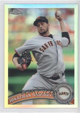 2011 Topps Chrome - [Base] - Refractor #79 - Jonathan Sanchez