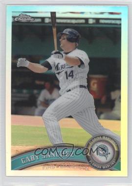 2011 Topps Chrome - [Base] - Refractor #89 - Gaby Sanchez