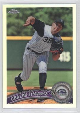 2011 Topps Chrome - [Base] - Refractor #97 - Ubaldo Jimenez